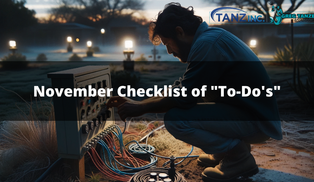 November Checklist of “To-Do’s”